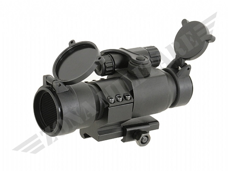 Red Dot Sight W/ Flash Killer In Alluminio Nero
