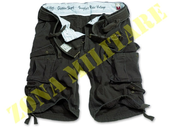 Bermuda S&T Division Short Colore Brown Con Cinta
