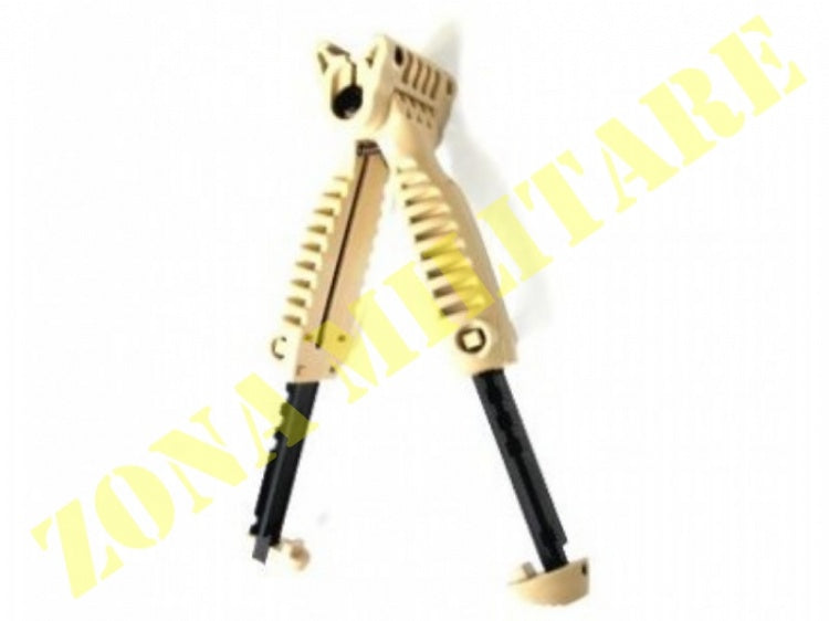 Impugnatura E Bipiede A Scatto Regolabile Tan