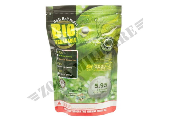 Pallini 0.20G Bio Precision 2000Rds White G&G
