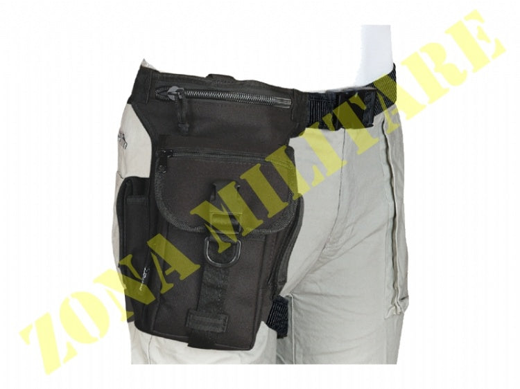 Borsa Cosciale Pielcu Cordura E Cerniere