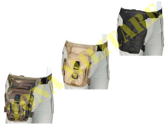 Borsa Cosciale Pielcu Cordura E Cerniere