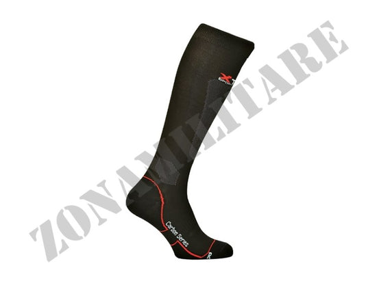 Calze Estive Carbon 2.0 Traspiranti Carbonio Nere