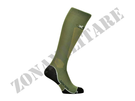 Calze Estive Carbon Xt25 Traspiranti Carbonio Verdi