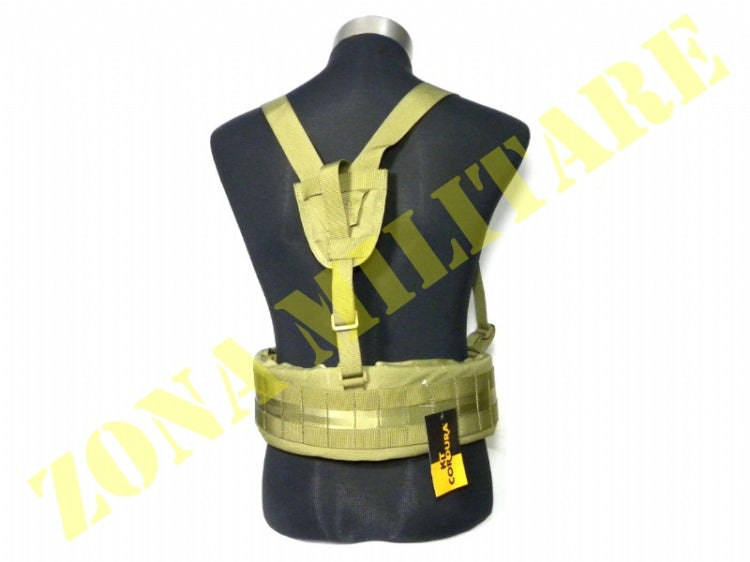 Cinturone Imbottito Tmc Con Suspender Tan