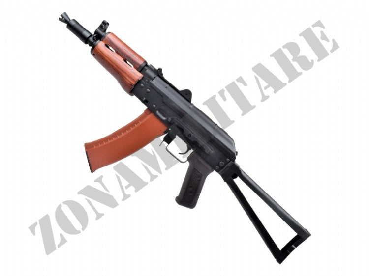 Fucile Elettrico Ak-74U Paramano In Legno Cyma