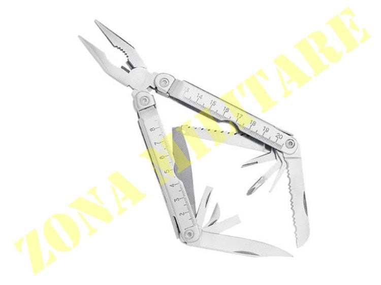 Pinza Miltec 15 Funzioni Inox420 Con Fodero