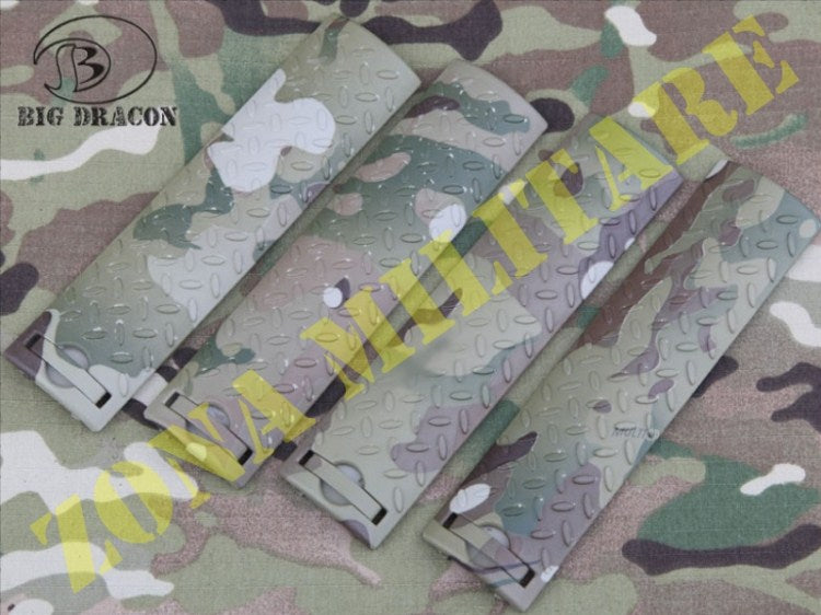 Copertura Per Rail Ergon Colore Multicam 4 Pezzi