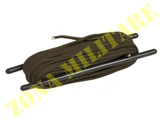 Cordino Paracord Colore Verde Oliva 15,25Mt