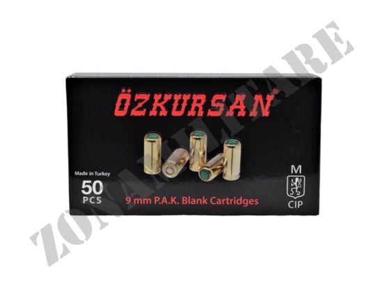 CARTUCCE A SALVE CAL.9 50 Colpi P.A.K.