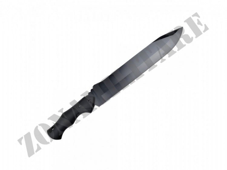 Coltello Da Caccia Cw-K710 Con Manico In Gomma Nero Sck
