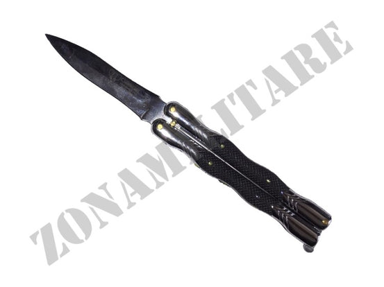 Coltello A Farfalla Modello Ninja Cudeman Silver
