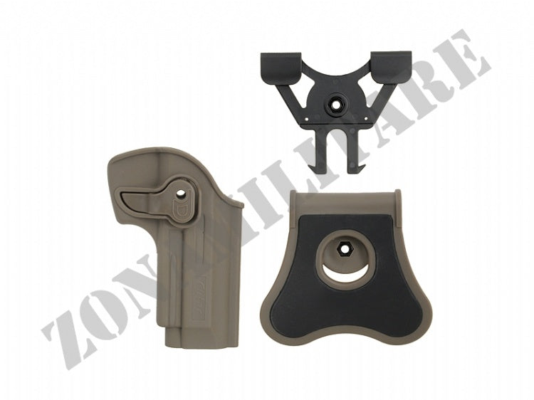 FONDINA IN POLIMERO PER BERETTA 92 DARK EARTH CYTAC