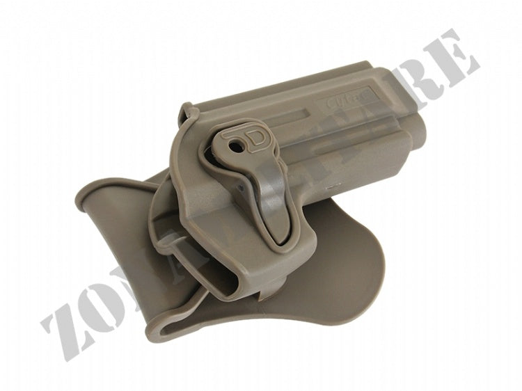 FONDINA IN POLIMERO PER BERETTA 92 DARK EARTH CYTAC