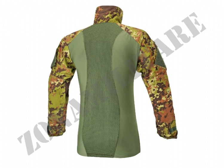 COMBAT SHIRT IN LYCRA FRENCH CAMO DEFCON 5