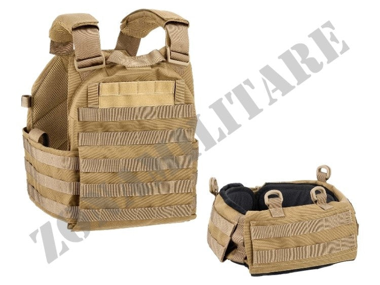 Tattico Vest Carrier Defcon 5 With Belt 1000 Coyote