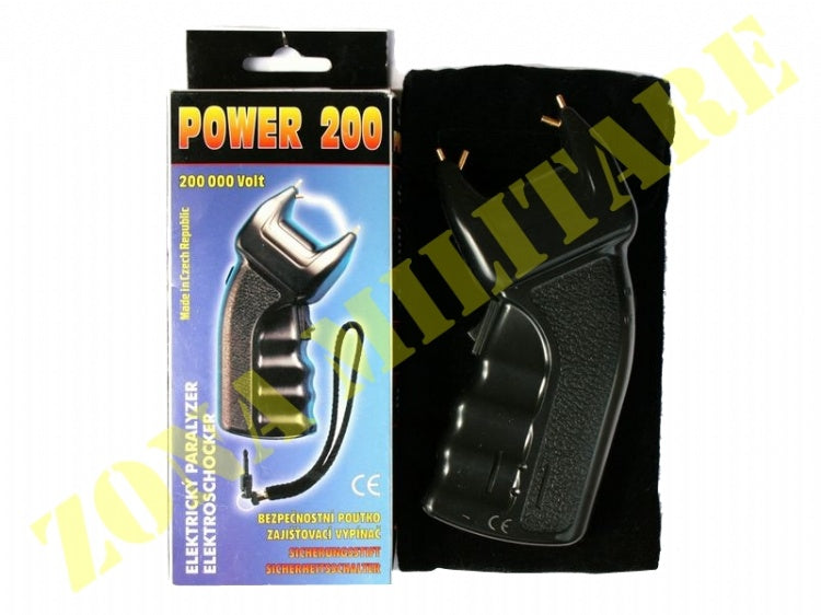 Pistola stordente POWER 200 - 200.000 Volt con tappo di sicurezza