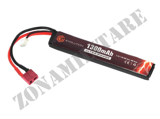 Batteria Evolution Li-Po Ultra Power 7,4V 1300Mah + Adapter