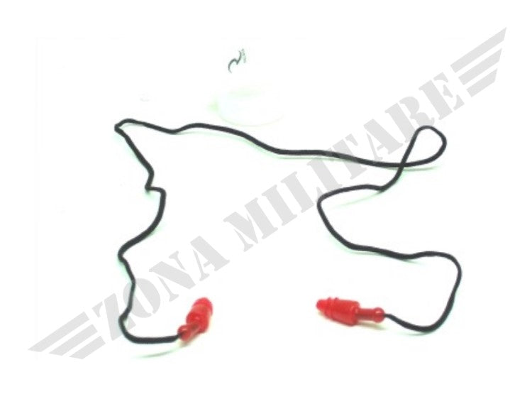 Tappi Per Orecchie Radians Con Cordino In Gel Rosso
