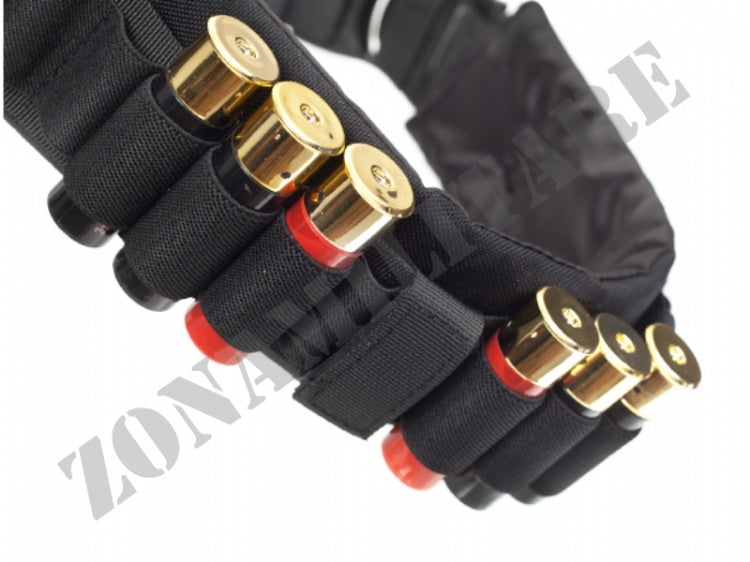 Shotgun Shell Belt Black Emerson