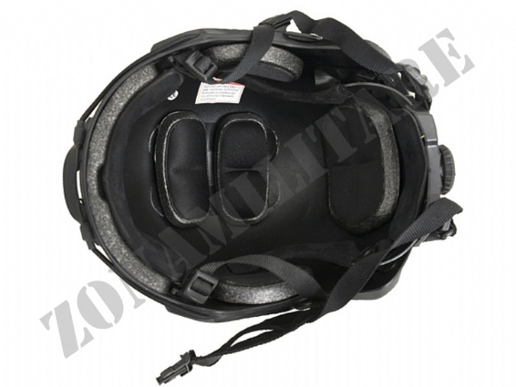 Elmetto Emerson Fast Mh With Quick Adjustment Black