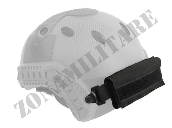 Rear Counterweight Accessory Pouch For Fast Helmets Black