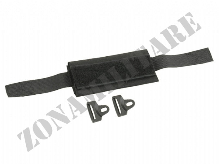 Rear Counterweight Accessory Pouch For Fast Helmets Black