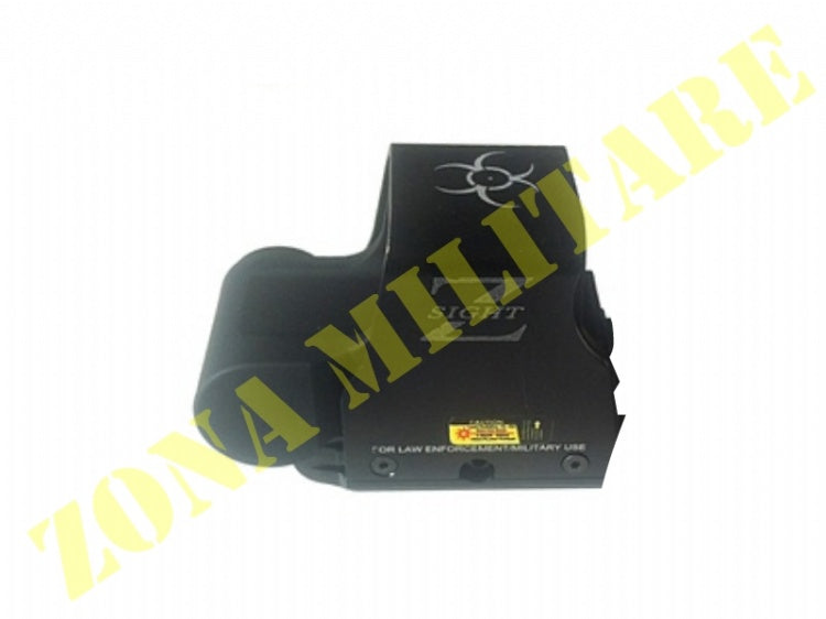 Mirino Holografico Red Dot Bio Hazard Black