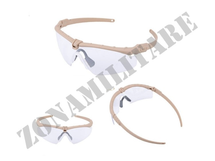 Occhiale Ultimate Dark Earth Frame E Clear Lense Frog Industries