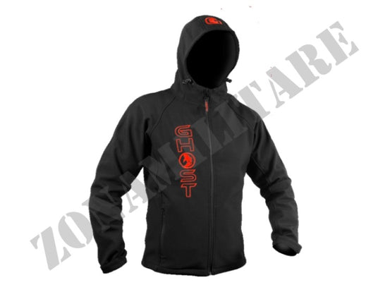 Felpa Ghost International Con Cappuccio Colore Nero