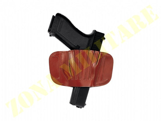 FONDINA A FASCIA ELASTICA IN CUOIO MARRONE VEGA HOLSTER