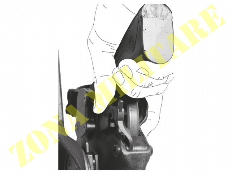 Fondina short nera vks8 vega holster