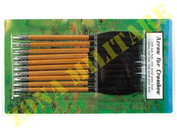 Freccette Royal Per Balestra In Alluminio 12 Pezzi