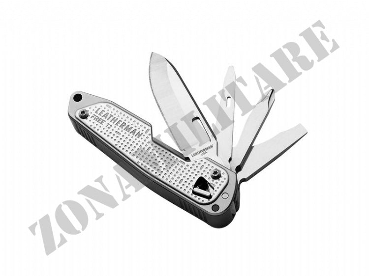 Multifunzione Free T2 Steel Leatherman 8 Utensili
