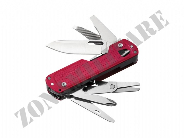 Multifunzione Free T4 Crimson Leatherman 12 Utensili