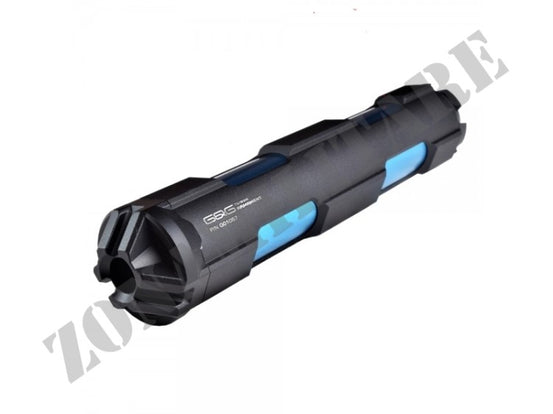 Silenziatore G&G Goms Mk6 Nero Inserti Blue Sul Fusto