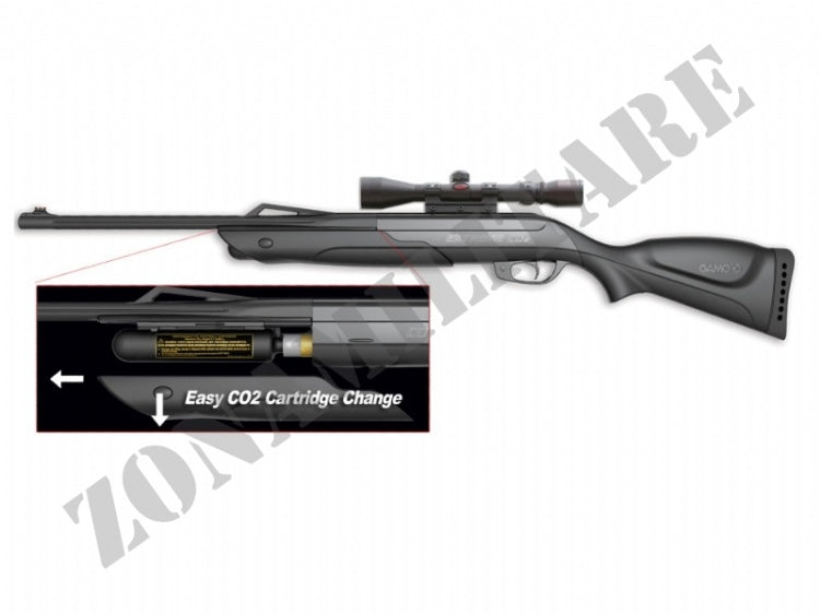 Carabina Marca Gamo A Co2 Extreme Cal.4,5 Pot.<7.5 Joule