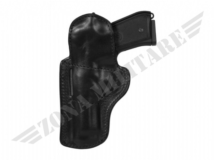 Fondina In Cuoio Sformato Per Arma Corta Nera Vega Holster