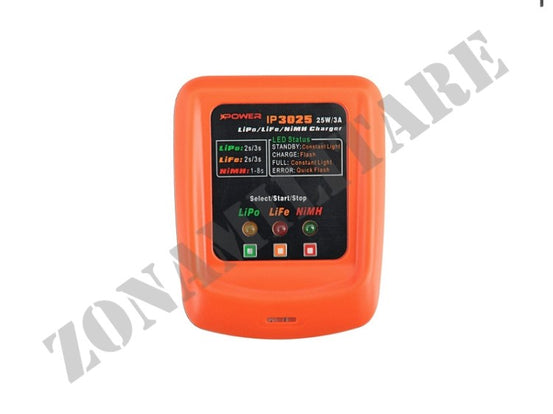 Carica Batteria Lipo/Life/Nimh 25W/3A Ipower