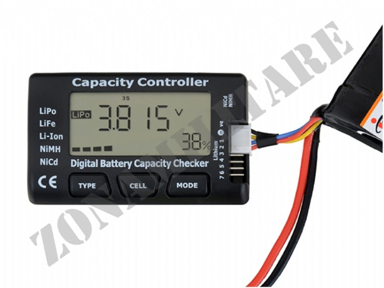 Tester Cell Meter 7 Per Batterie Lipo/Life/Liion/Nimh/Nicd Ipower
