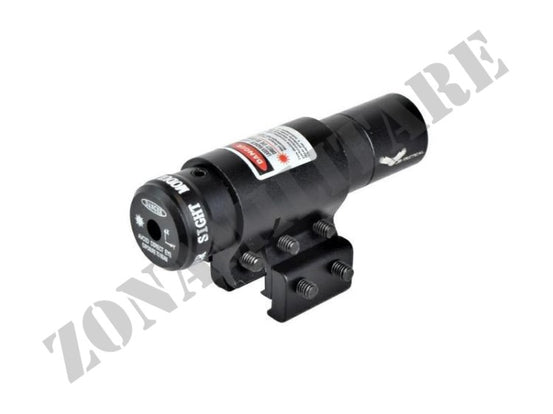 Laser Regolabile Punto Rosso Con Anello Da Ris Js Tactical