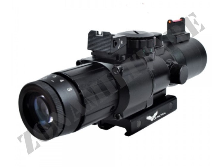 Mirino Con Ottica Da 32Mm Zoom 3X-12X Js Tactical