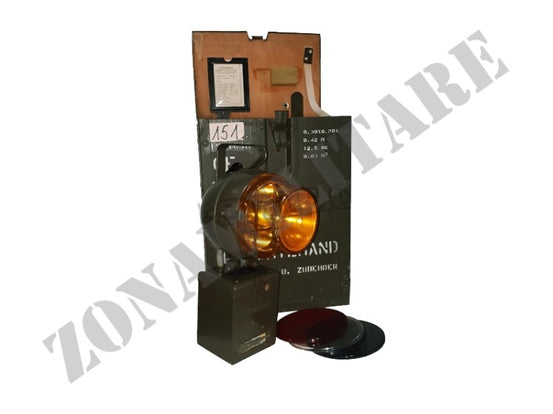 Lampada A Mano Da Segnalazione Tedesca Usata