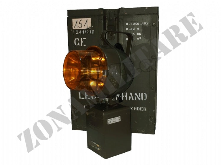 Lampada A Mano Da Segnalazione Tedesca Usata
