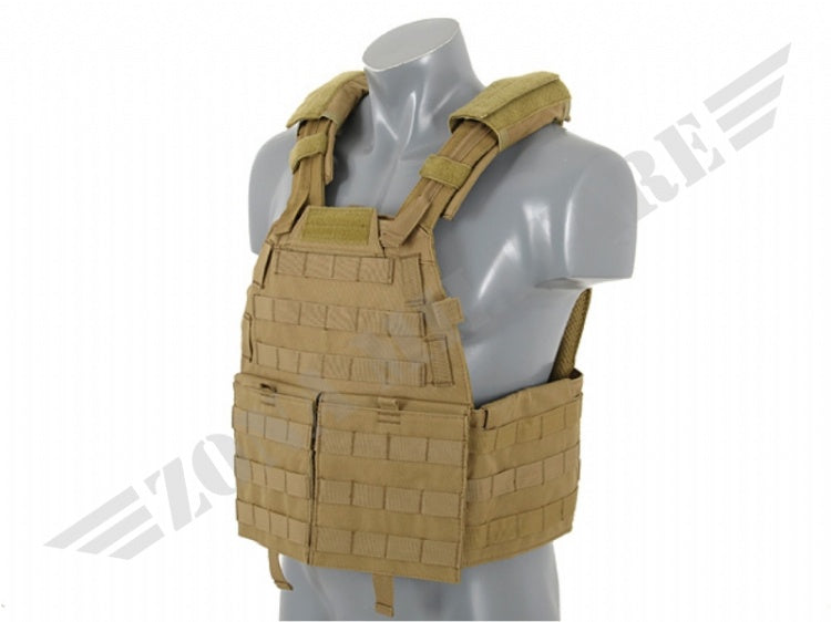 Tattico Molle Type Armor Vest Coyote Brown 8 Fields