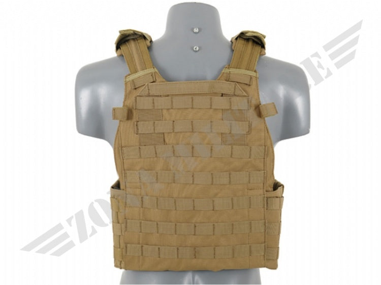 Tattico Molle Type Armor Vest Coyote Brown 8 Fields
