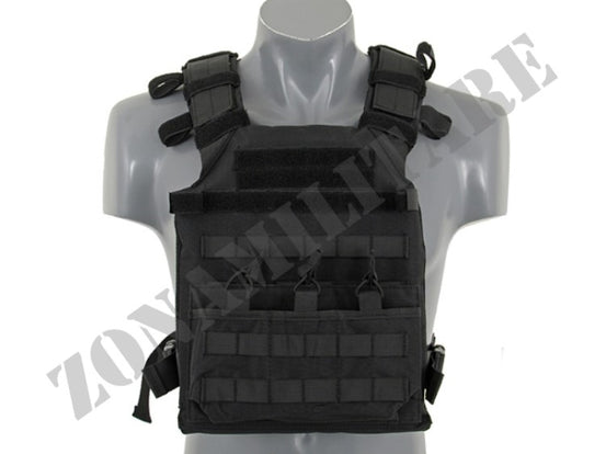Assault Plate Carrier With Dummy Sapi Plates Black 8Fields
