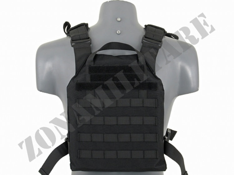 Assault Plate Carrier With Dummy Sapi Plates Black 8Fields