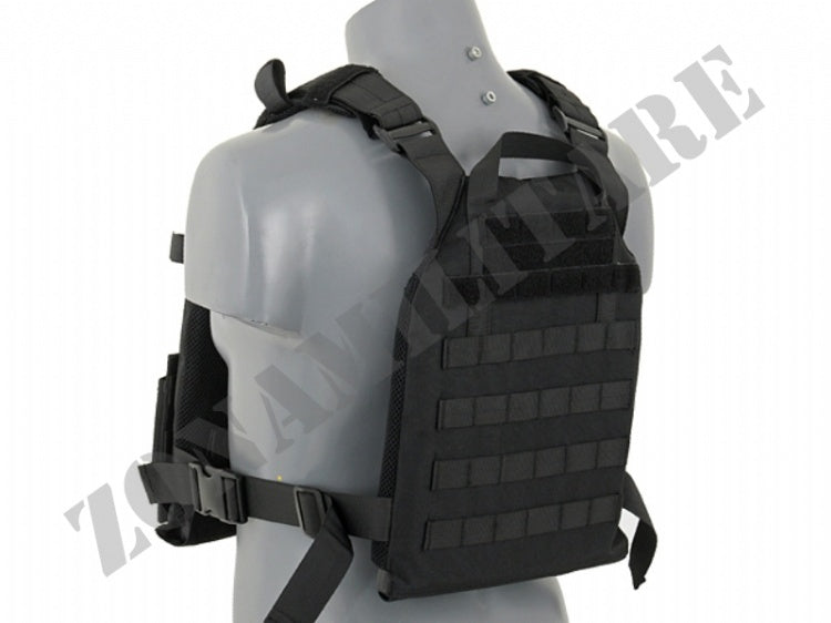 Assault Plate Carrier With Dummy Sapi Plates Black 8Fields