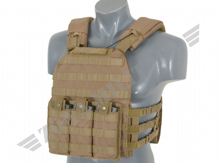First Defense Plate Carrier Tan Version 8 Fields